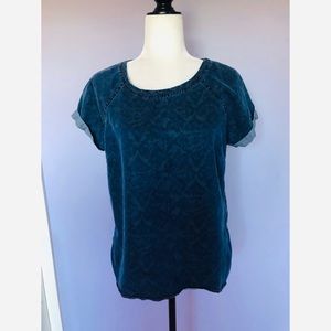 Anthropologie Cloth & Stone denim blouse